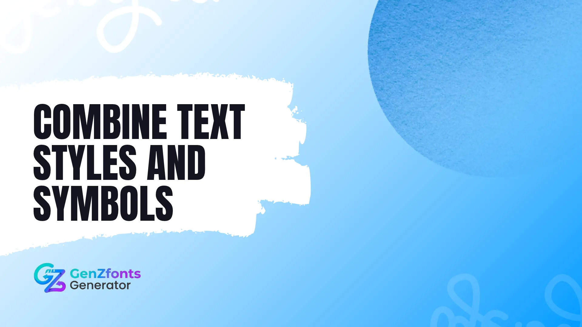 Combine Text Styles and Symbols in a Username